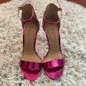 Pink heels size 7